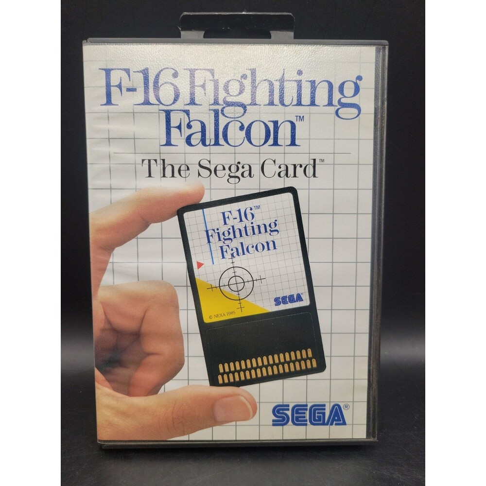 F-16 FIGHTING FALCON The Sega Card Sega Master System 1986 No Manual